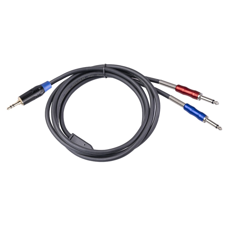TC195BULS01 Cavo audio maschio mono da 3,5 mm a doppio maschio da 6,35 mm, 1.8m, 3m, 5m TC195BULS01 Cavo audio maschio mono da 3,5 mm a doppio maschio da 6,35 mm, 1.8m, 3m, 5m